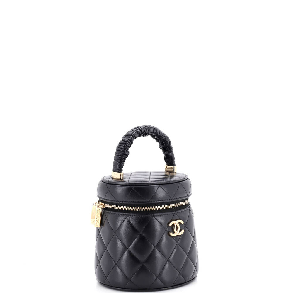 Chanel Small CC Ruched Top Handle Vanity Case - Picture 2 of 6